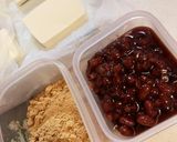 豆腐で罪悪感なし☆粒あんきな粉豆腐作り方2写真