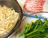 モヤシと豚バラの重ね蒸し作り方1写真