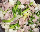 空芯菜とキャベツのニンニク炒め作り方6写真