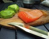 【キャンプ飯】アボカドミルフィーユ作り方1写真