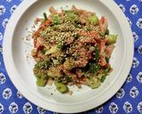 ヨウサマの減塩カニカマとブロッコリー和え作り方11写真