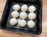 口どけ柔らかホワイトチョコ入りちぎりパン作り方5写真