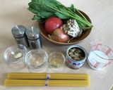栄養士＊あさりのトマトクリームパスタ作り方1写真