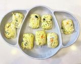 離乳食後期★レンジで簡単手づかみ卵うどん作り方4写真