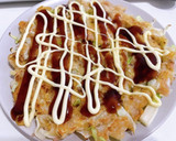 余ったたこ焼きの粉でお好み焼風作り方3写真