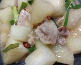 冬瓜の豚味噌葱炒め作り方2写真