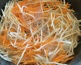 もやしは便利　もやしと豆苗の炒め物作り方2写真