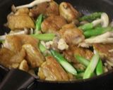 鶏肉のカレー風味照り焼き作り方3写真