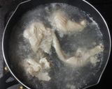 鶏皮と木耳の酢の物作り方1写真