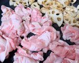ご飯が進む！豚こまとれんこんの甘辛青のり炒め作り方4写真