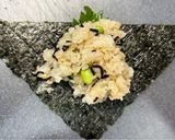 おむすび屋さん風！塩昆布と枝豆のおにぎり作り方6写真
