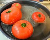 簡単！フレッシュトマトとなすの冷製パスタ作り方5写真
