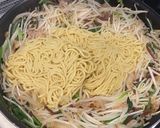ニラと豚バラの塩焼きそば作り方4写真