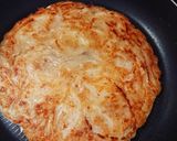 香ばしい！ツナマヨ醤油ちぢみ作り方4写真