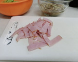 ゴーヤとみょうがとハムのかき揚げ作り方3写真