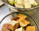かぶと厚揚げのそぼろ煮作り方1写真