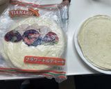 ケールのピッツァ〜トルティーヤで作り方1写真