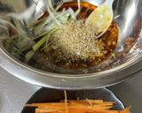 甘辛☆お酢入りさっぱり！素麺のビビン麺風作り方1写真