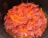 コンビーフと人参の炊き込みご飯作り方3写真