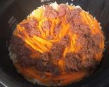 コンビーフと人参の炊き込みご飯作り方4写真