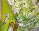 キャベツとちくわのたらマヨコーン作り方1写真