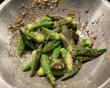 Okra Shiro-Dashi Ae作り方5写真