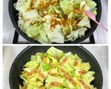キャベたまベーコンのコンソメカレー炒め作り方3写真