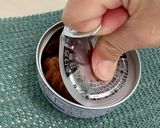 おなじみの焼き鳥缶で親子丼！作り方1写真