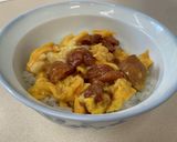 おなじみの焼き鳥缶で親子丼！作り方6写真