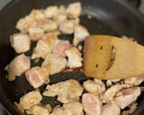 ムネ肉とブロッコリーのリゾット作り方5写真