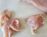 マヨネーズ良い！【鶏むね肉の甘酢照り焼き作り方1写真