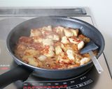 マヨネーズ良い！【鶏むね肉の甘酢照り焼き作り方5写真