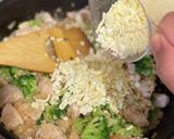 ムネ肉とブロッコリーのリゾット作り方8写真