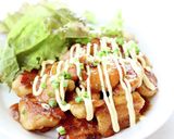 マヨネーズ良い！【鶏むね肉の甘酢照り焼き作り方7写真