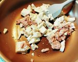 ツナ缶でヘルシー炒り豆腐作り方2写真