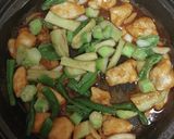 【男飯】夏野菜で鶏の甘酢あんかけ【酢鶏】作り方12写真