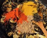 鶏とひじきに蓮根の梅ぇ和スパイスカレー作り方7写真