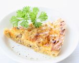 皆大好き【キノコとネギのキッシュ】具沢山作り方13写真