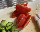 はんぺんときゅうりとトマトの和え物作り方3写真