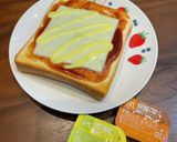 マックのナゲットソースdeチーズトースト作り方4写真