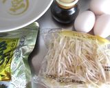 もやしは便利♪レンチンで青さ入り卵とじ作り方1写真