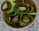 簡単カニカマのきゅうり巻き作り方7写真