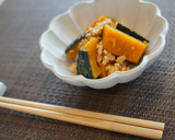 管理栄養士のかぼちゃの鶏そぼろあん作り方8写真