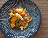 管理栄養士の牛肉と野菜の南蛮漬け作り方10写真