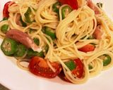 オクラと生ハムのスパゲッティサラダ作り方5写真