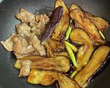 茄子と豚バラ肉の丼・蒲焼き風作り方6写真