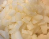 食感楽しい梨のヨーグルトフローズンアイス作り方1写真