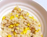 炊飯器でとうもろこしご飯　バターコーン作り方5写真