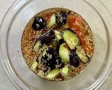 トマトとなすのさっぱり冷やしラーメン作り方4写真