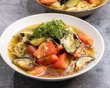 トマトとなすのさっぱり冷やしラーメン作り方5写真